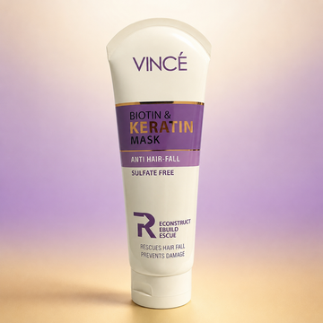 Vince Biotin & Keratin Hair Mask Sulfate Free â€“ Anti Hair Fall Treatment | VYBEÂ®