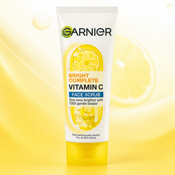 Garnier Bright Complete Vitamin C Face Scrub 100ml | VYBEÂ®