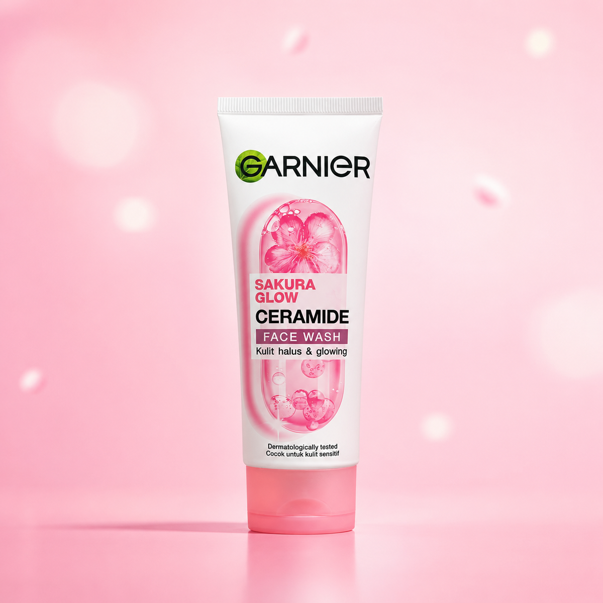 Garnier Sakura Glow Ceramide Face Wash 100ml | VYBEÂ®