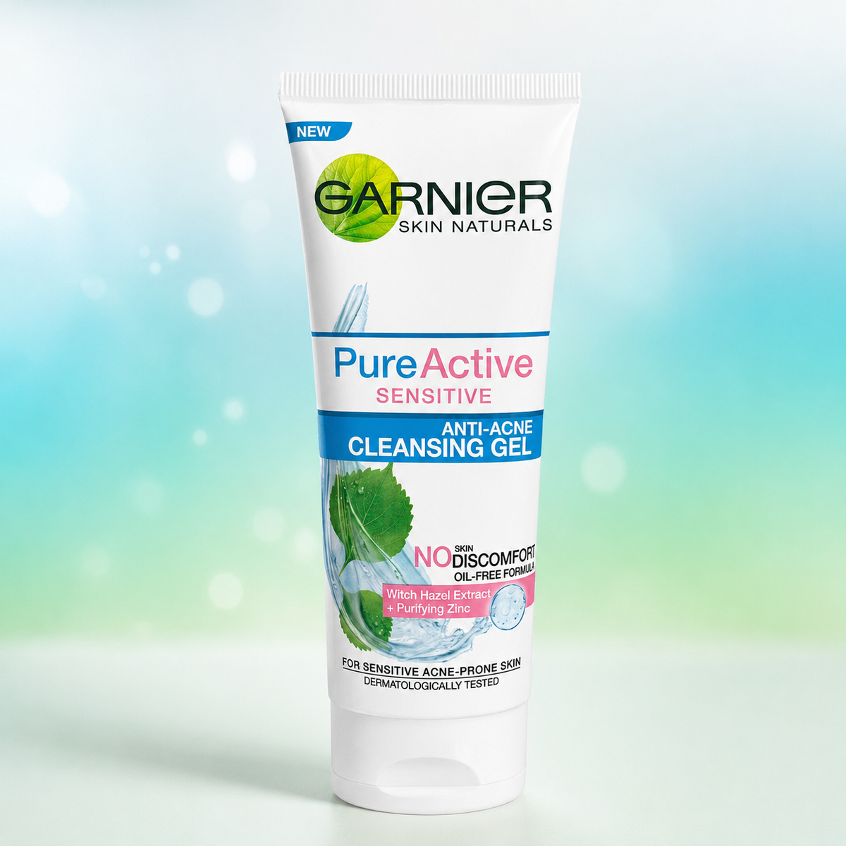 Garnier Skin Naturals Pure Active Sensitive Anti-Acne Cleansing Gel 100ml VYBEÂ®