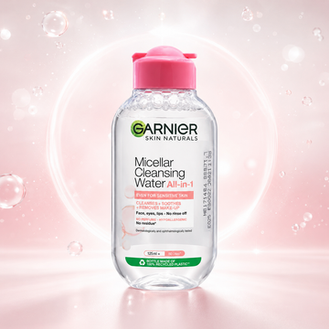 Garnier Skin Naturals Micellar Cleansing Water All-in-1 for Sensitive Skin 125ml & 400ml | VYBEÂ®