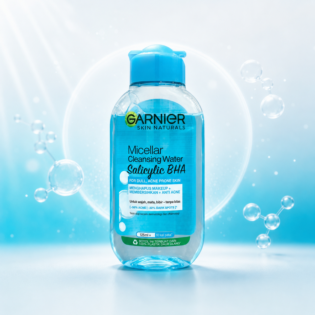 Garnier Skin Naturals Micellar Cleansing Water Salicylic BHA for Acne-Prone Skin 125ml & 400ml | VYBEÂ®