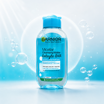 Garnier Skin Naturals Micellar Cleansing Water Salicylic BHA for Acne-Prone Skin 125ml & 400ml | VYBEÂ®