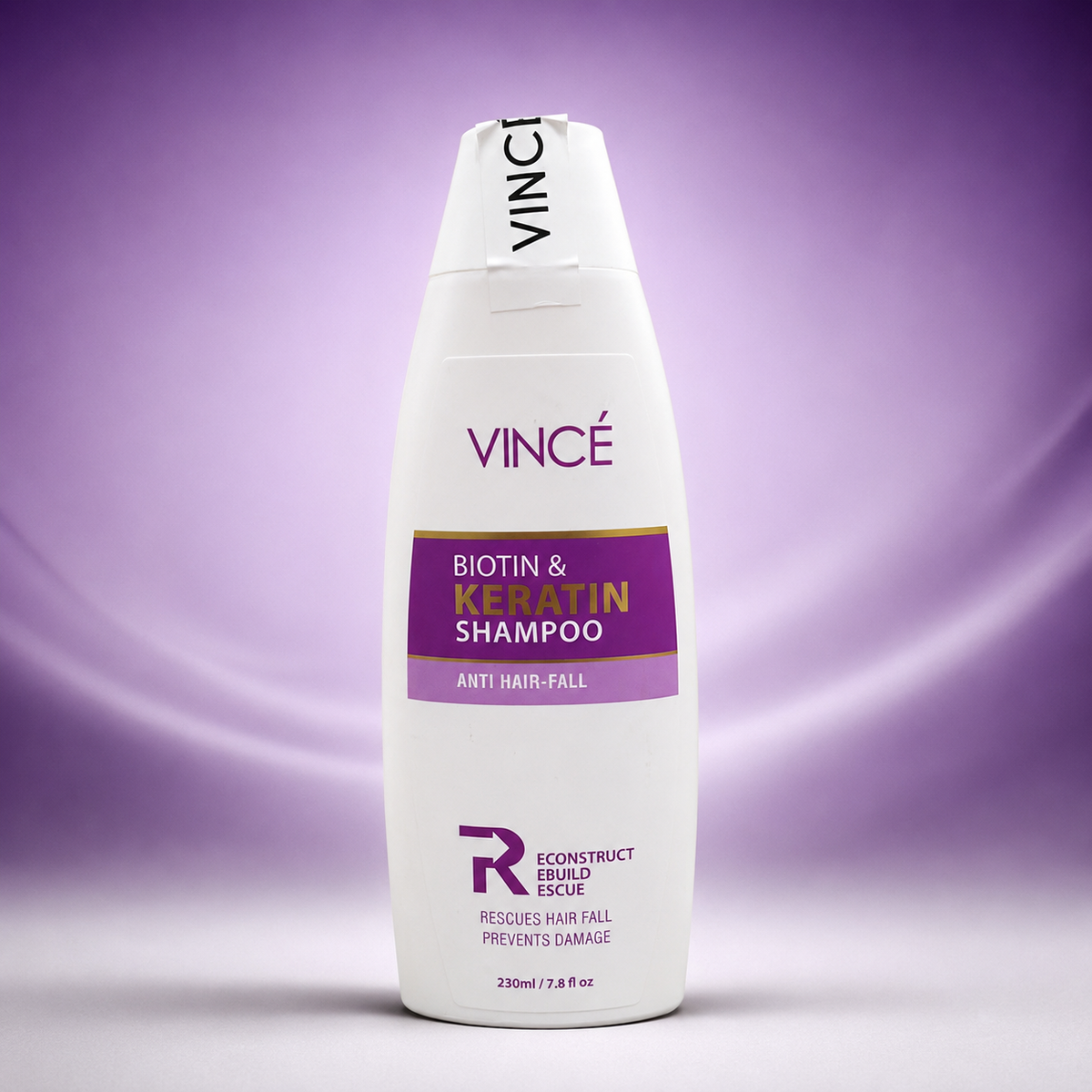 Vince Biotin & Keratin Anti Hair Fall Shampoo (115ml, 230ml) VYBEÂ®