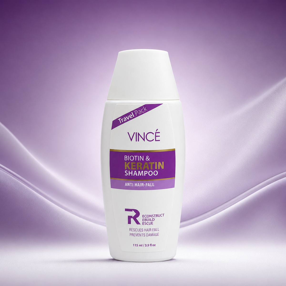 Vince Biotin & Keratin Anti Hair Fall Shampoo (115ml, 230ml) VYBEÂ®
