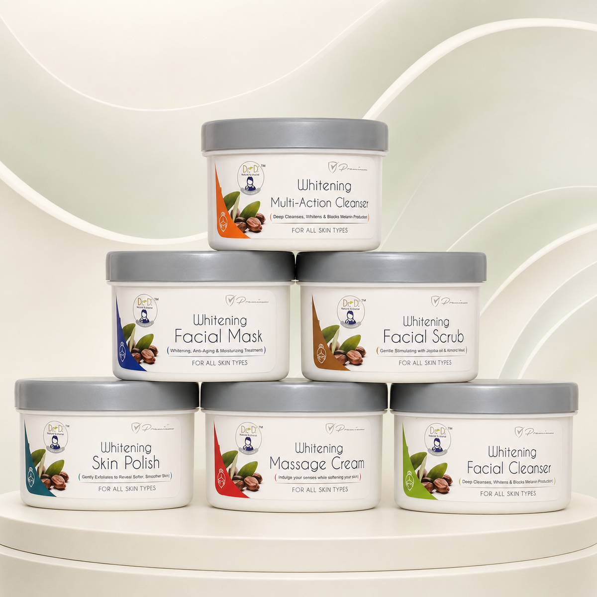 Dr. Derma Professional Whitening Facial Kit 300ml (Pack of 5 & Pack of 6) â€“ VYBEÂ®