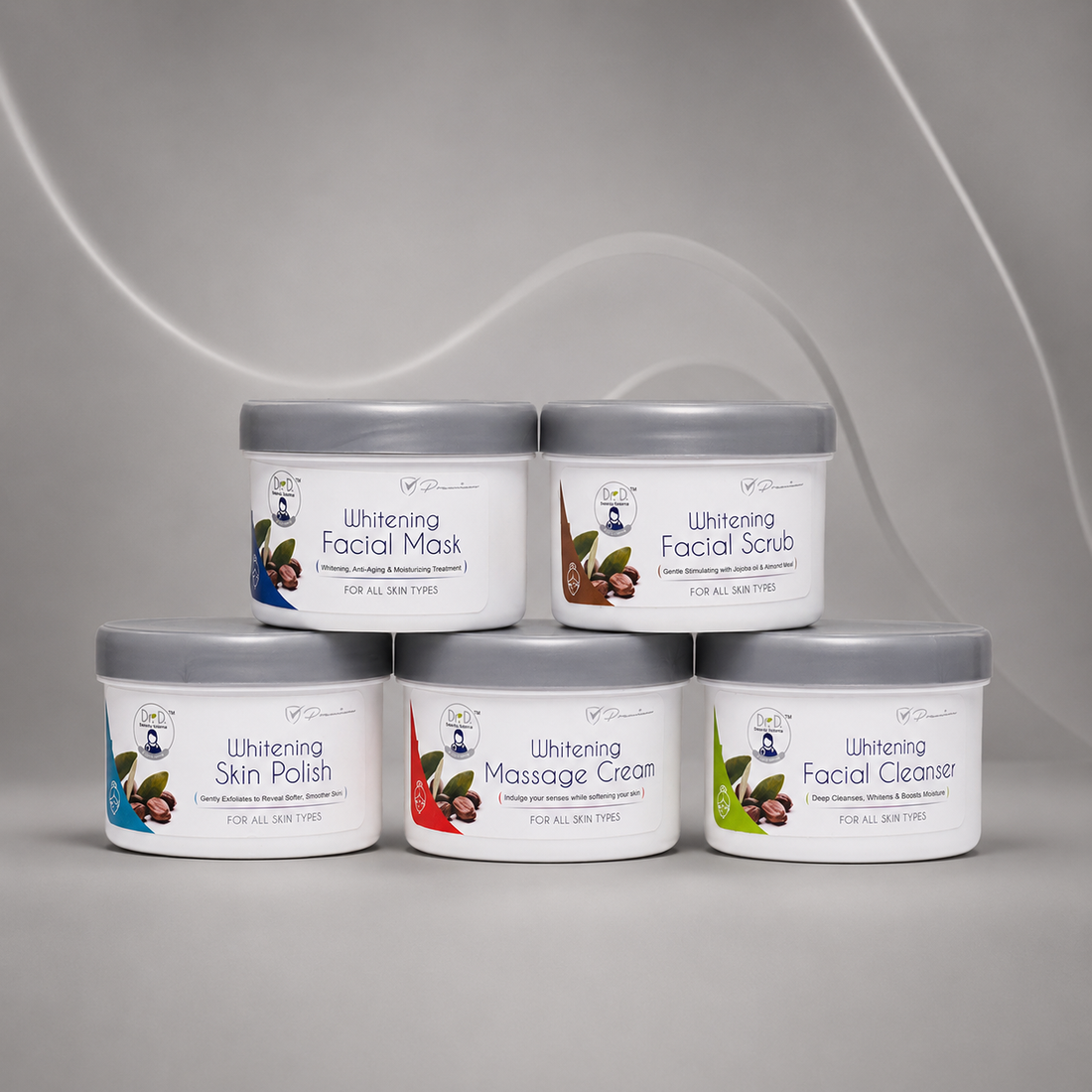 Dr. Derma Professional Whitening Facial Kit 300ml (Pack of 5 & Pack of 6) â€“ VYBEÂ®