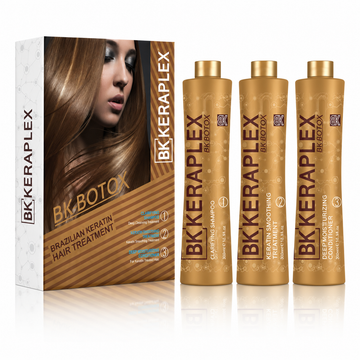 BK Keraplex Botox Brazilian Keratin Hair Treatment Set - 350ml x 3