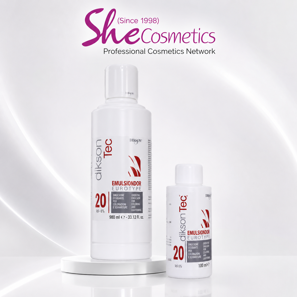 DIKSON 20 Vol Developer Cream (100ml & 980ml) | VYBEÂ®