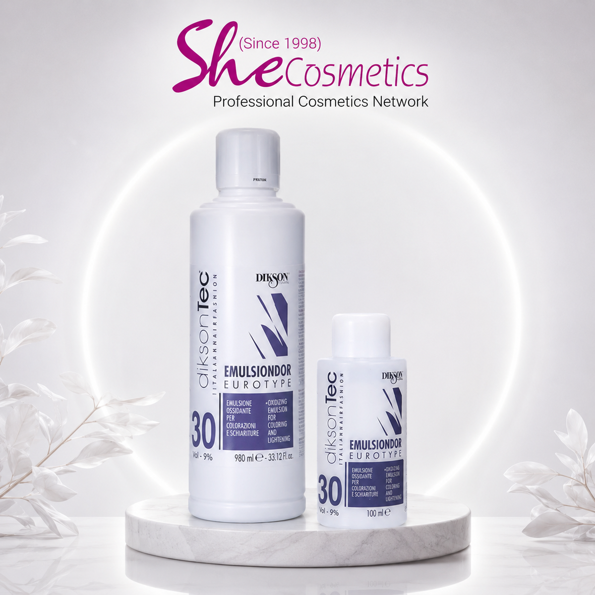 DIKSON 30 Vol Developer Cream (100ml & 980ml) | VYBEÂ®