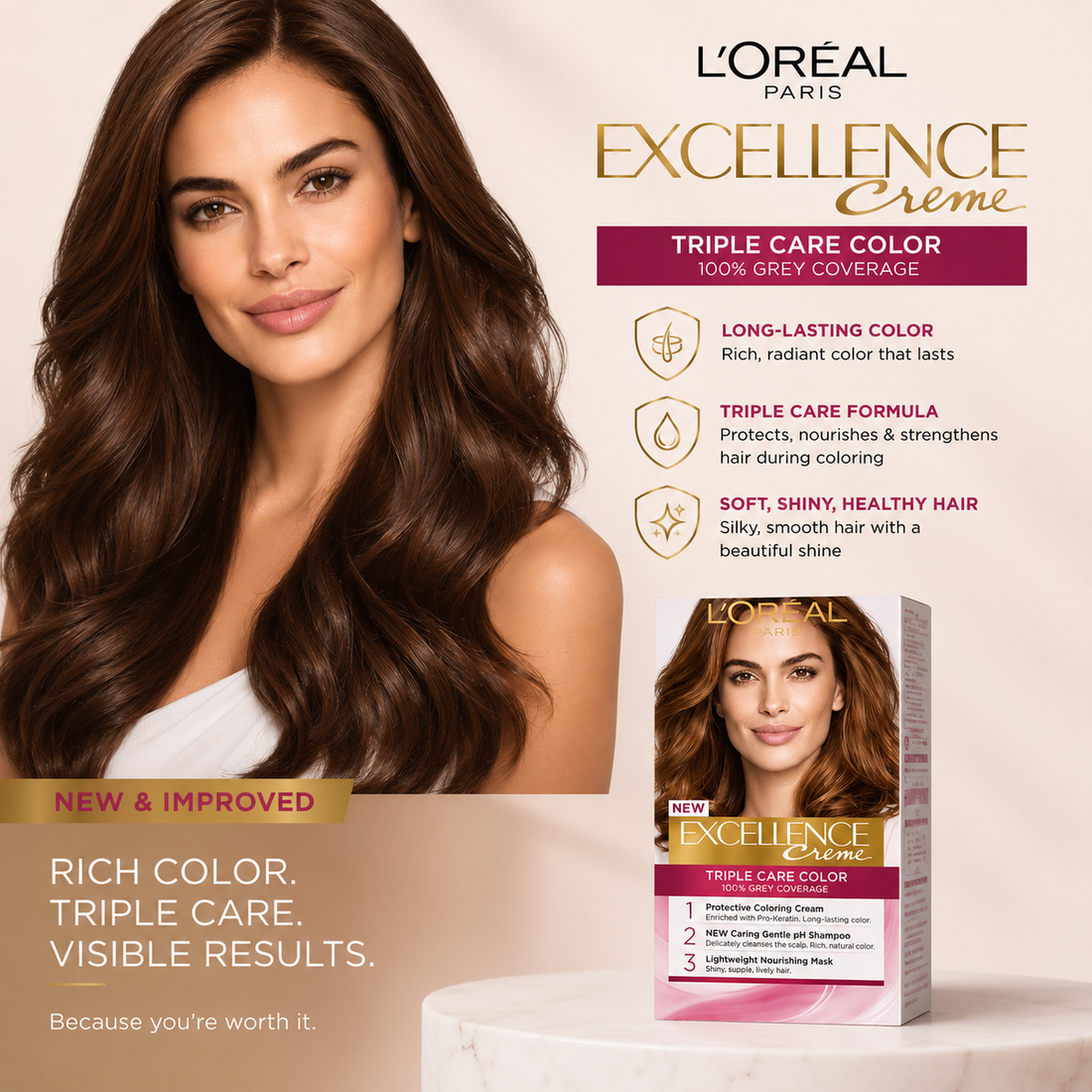 L'OrÃ©al Excellence CrÃ¨me Hair Color