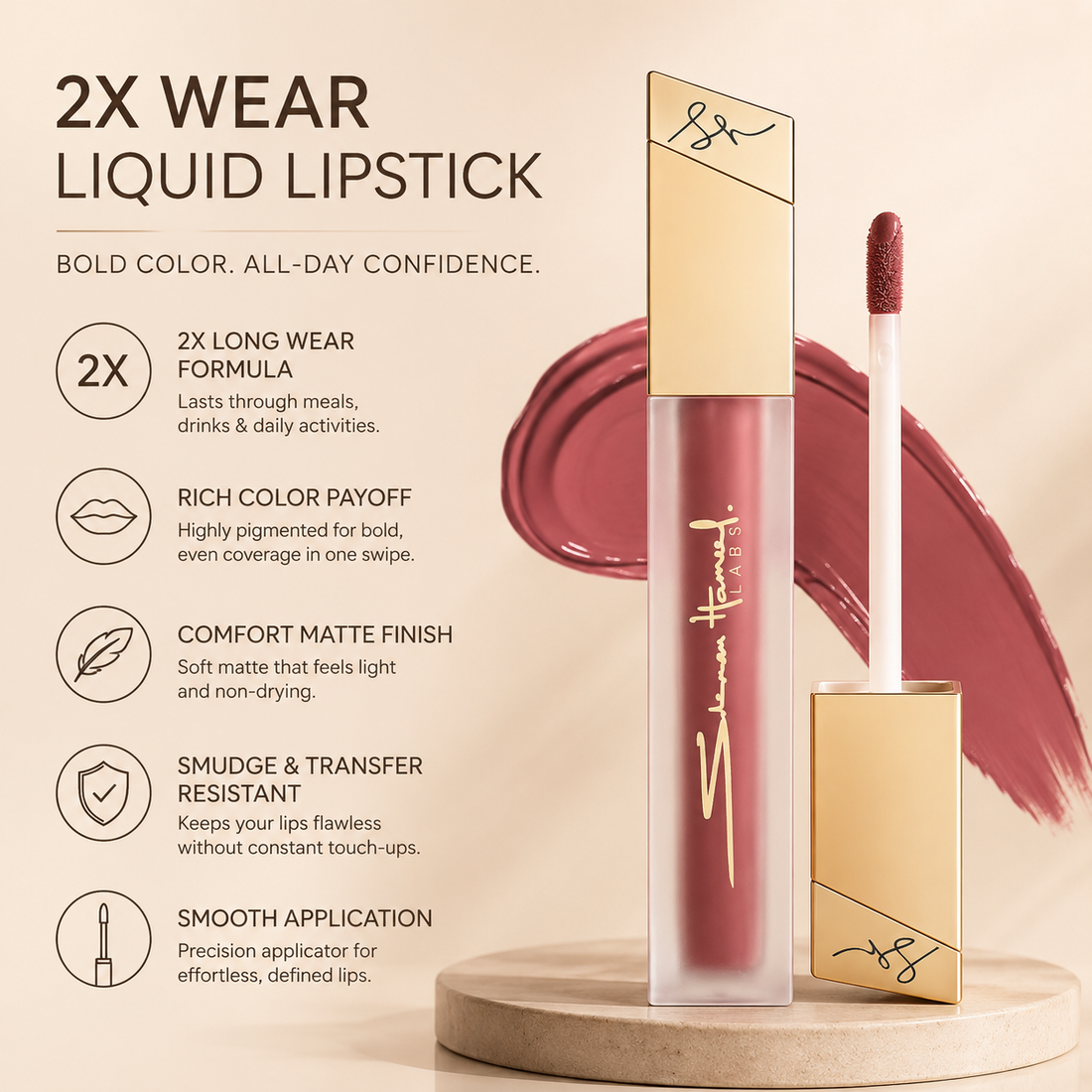 BBA SH 2X Wear Liquid Lipstick