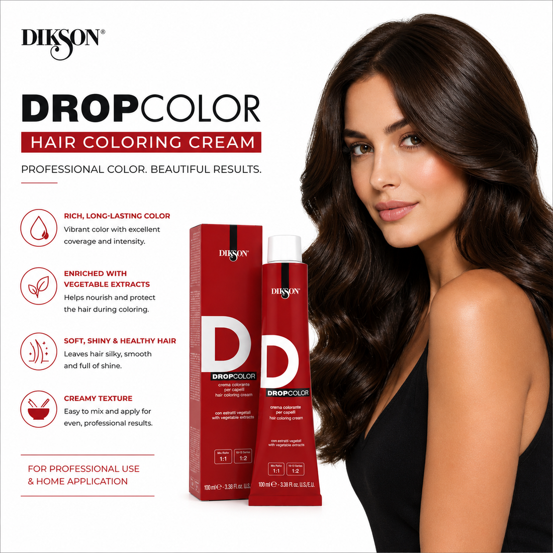 Dikson Hair Coloring Cream - 100 ML