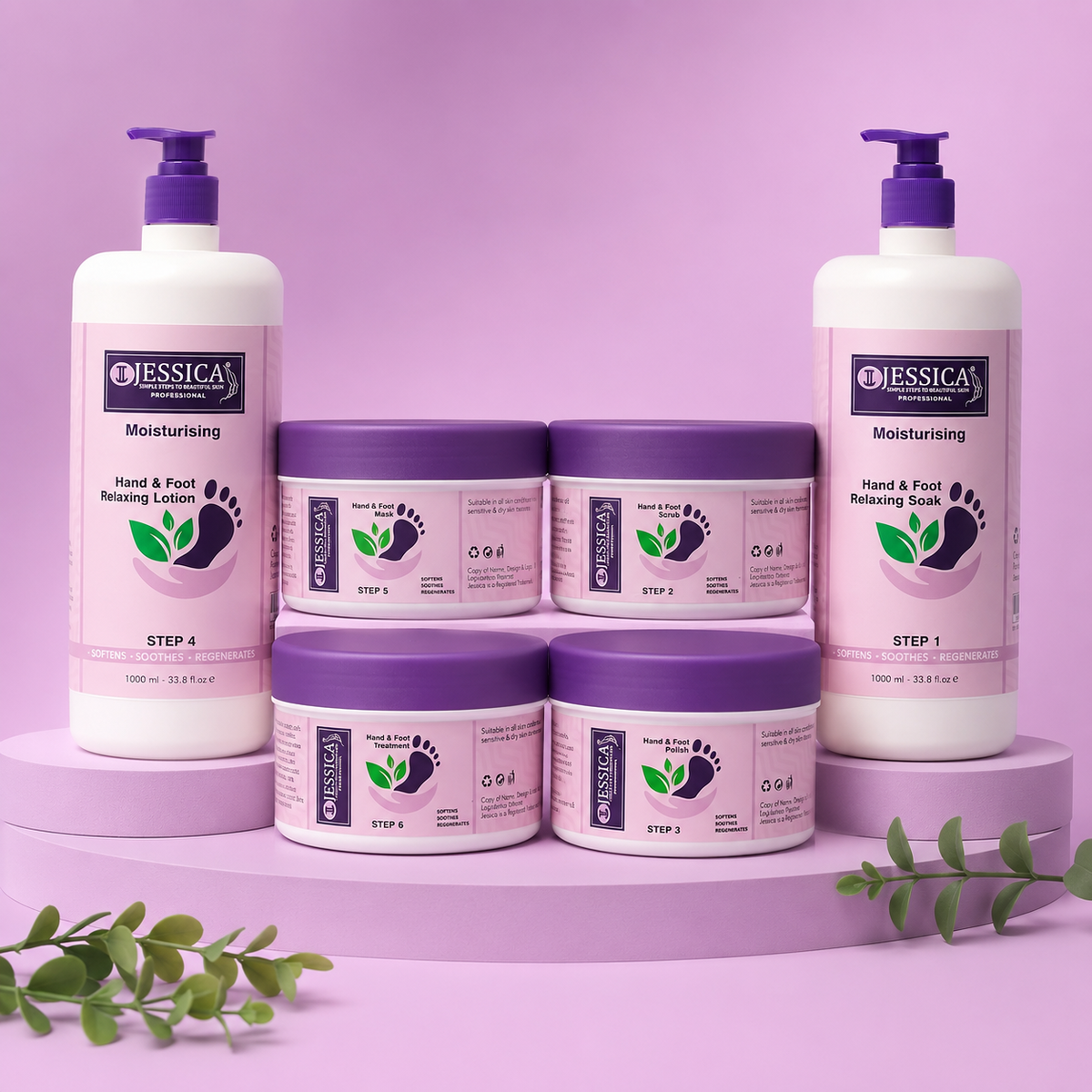 Jessica Professional Hand & Foot Spa Step 1â€“6 | VYBEÂ®