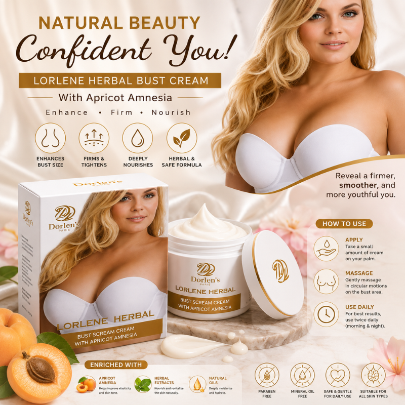 Dorlen's Paris Lorlene Herbal Bust Cream with Apricot Amnesia