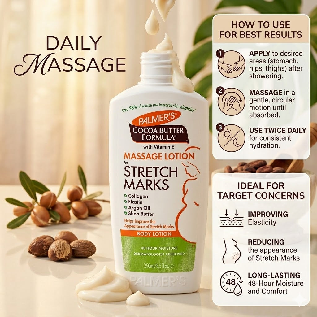 Palmers Cocoa Butter Massage Lotion for Pregnancy Stretch Marks